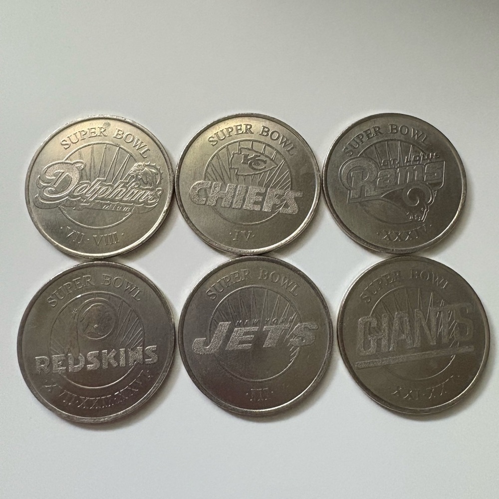 Super Bowl Commemorative Coins Set 2001-2002